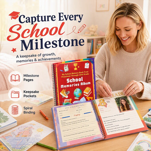 School Years Memory Book for K–12