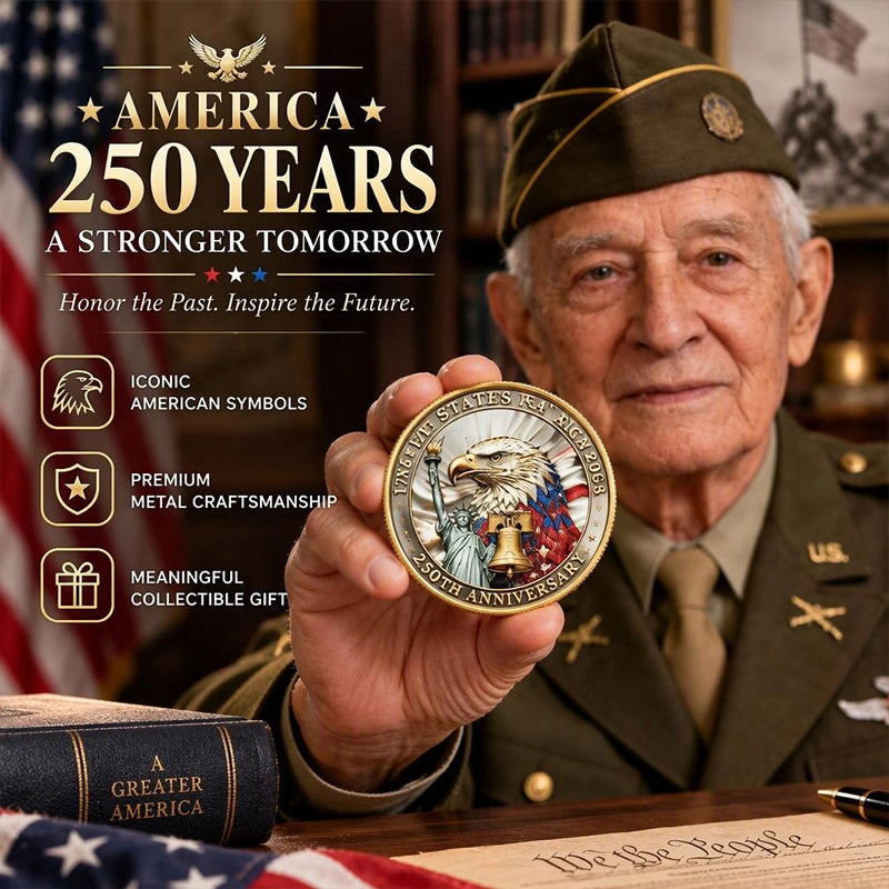 USA 250th Anniversary Decorative Commemorative Coin for Collectors