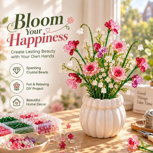 DIY Beaded Wildflower Bouquet Craft Kit