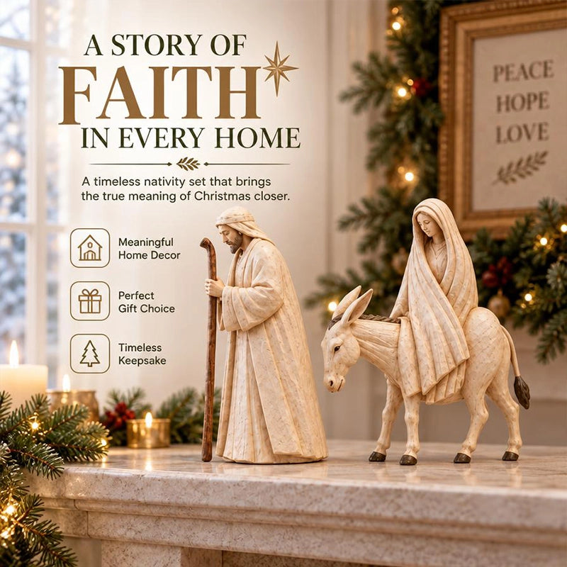 Nativity Figure with Horse, Male or Female Character
