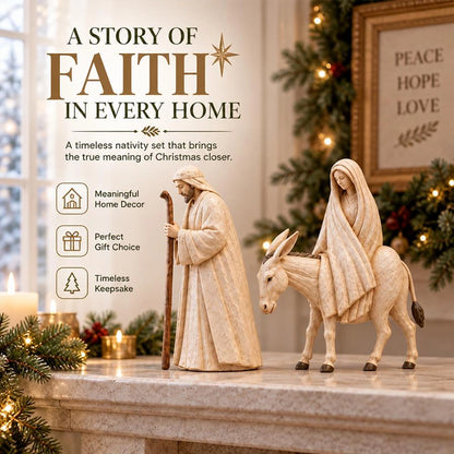Nativity Figure with Horse, Male or Female Character