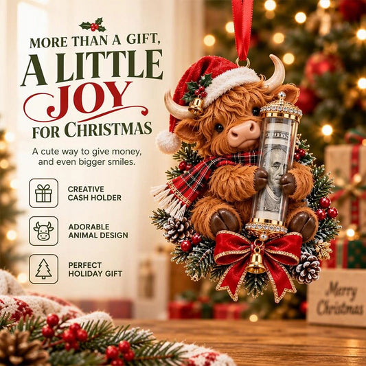 Christmas Character Cash Gift Ornament