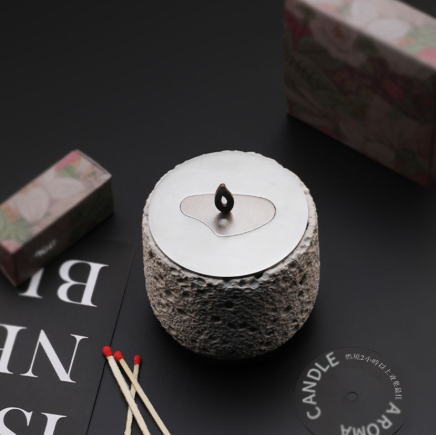 Decorative Metal Candle Topper for Jar Candles
