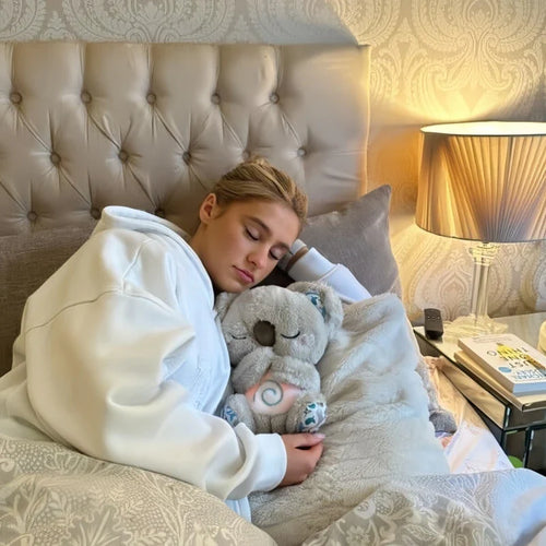 Breathing koala bear toy for a good night's sleep