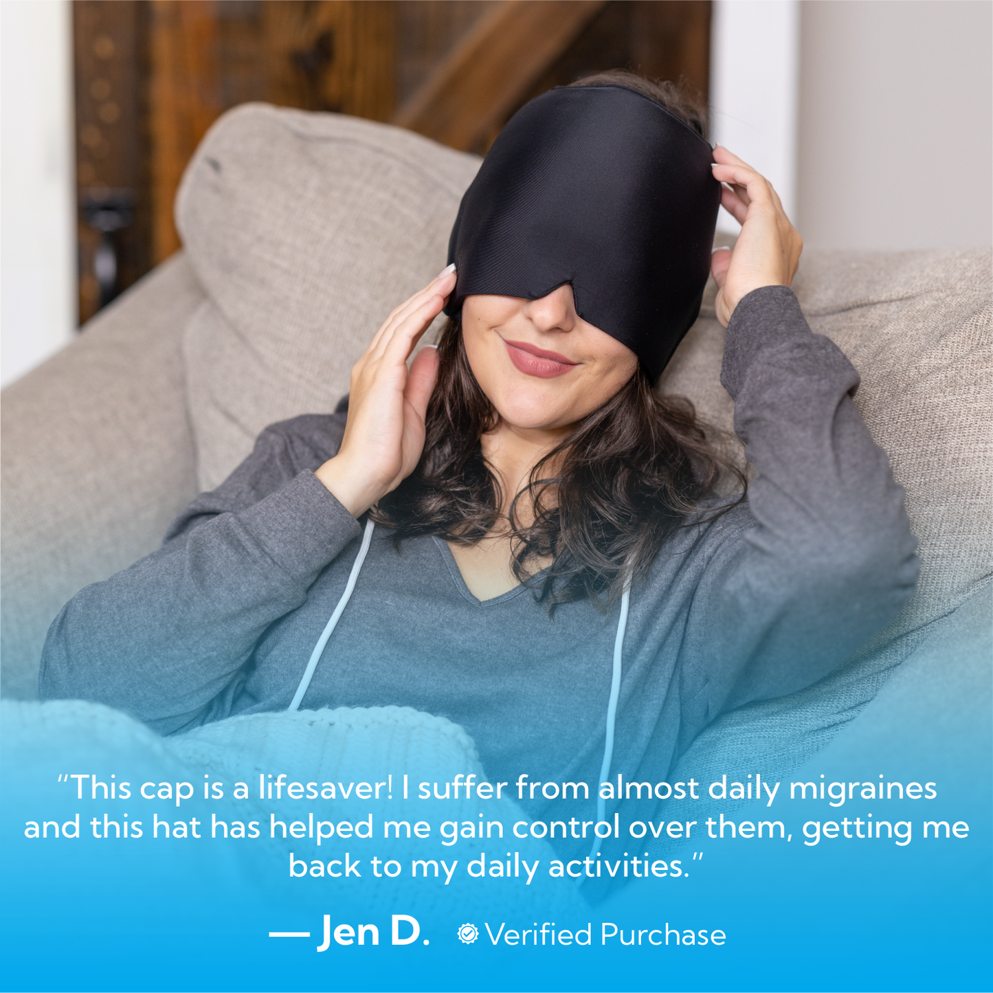 Natural Headache & Migraine Relief Cap