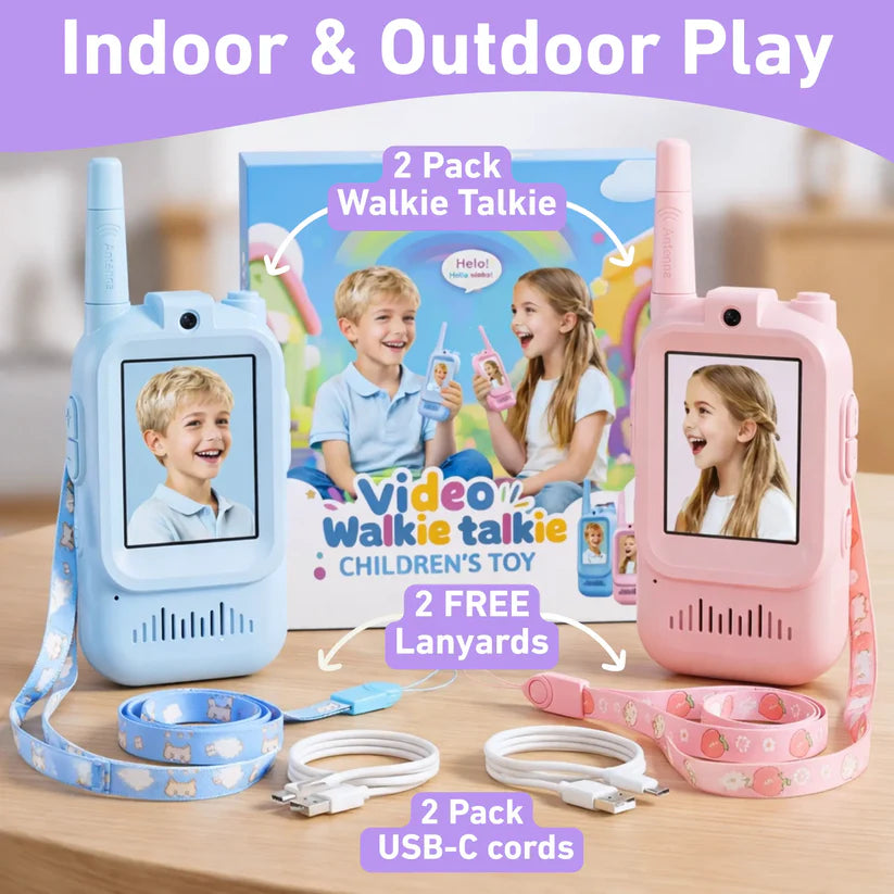 Kids Visual Intercom Walkie Talkie 2 Pack