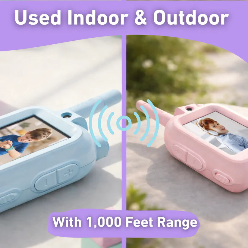 Kids Visual Intercom Walkie Talkie 2 Pack