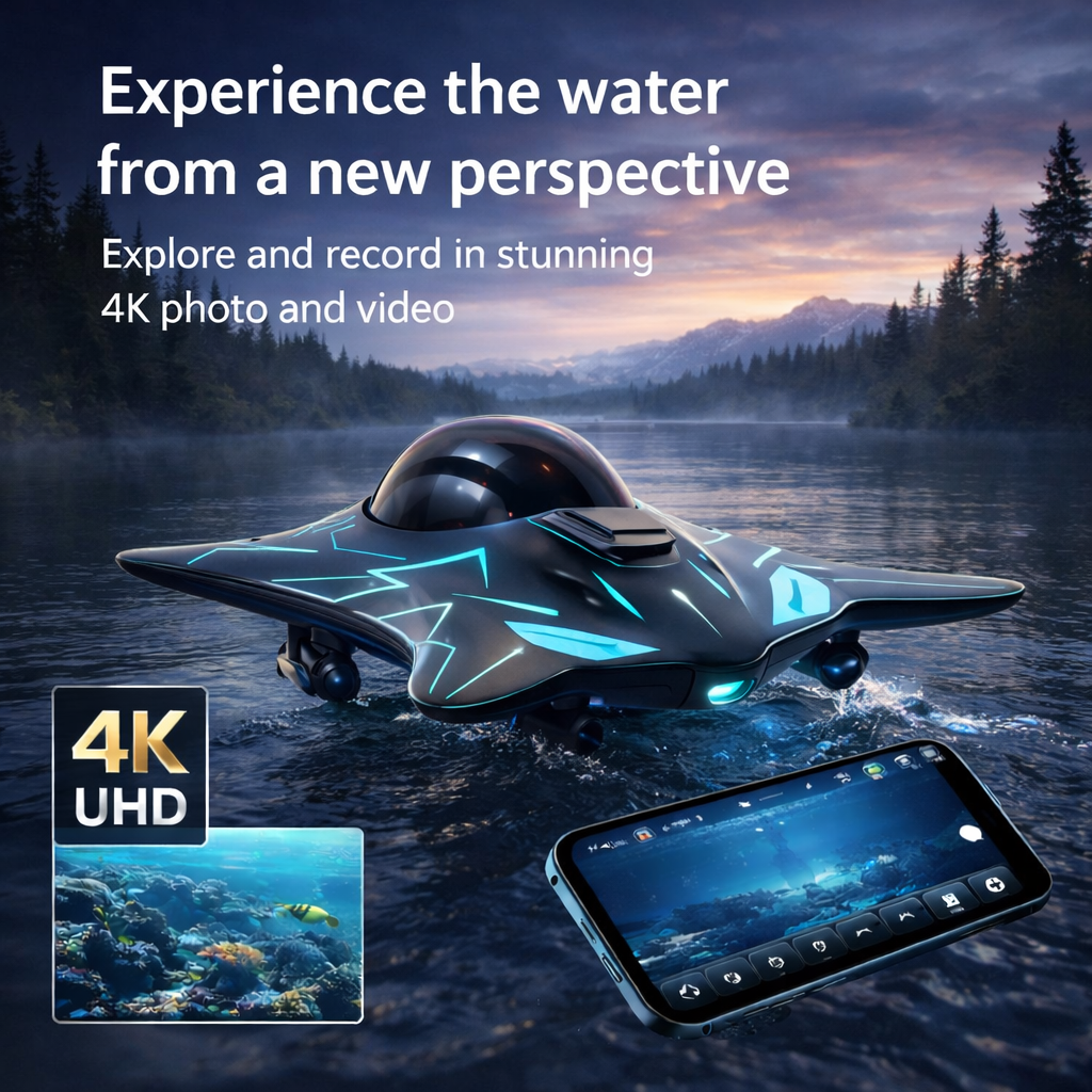 APP-CONTROLLED WIRELESS SPY BOAT