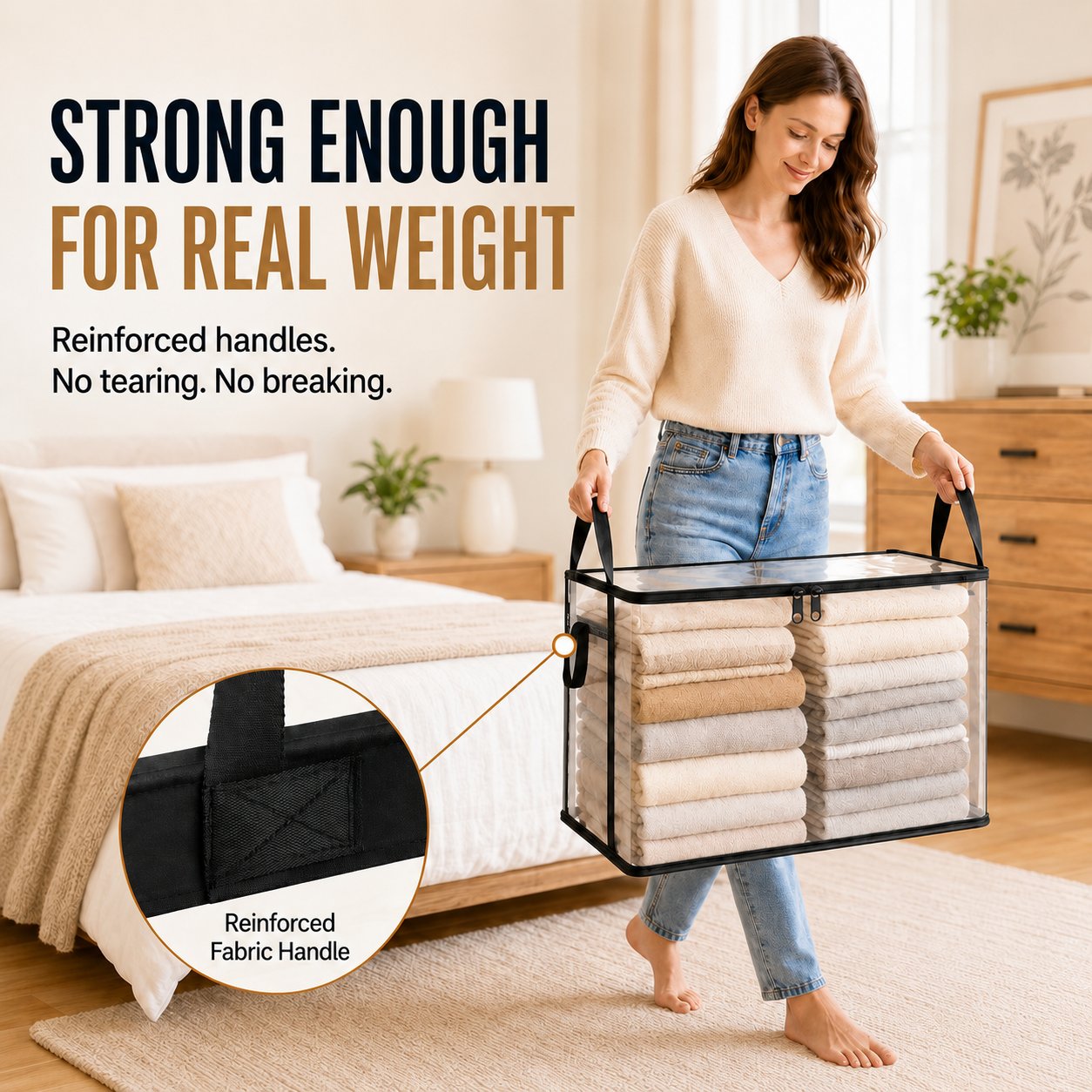 Factory Clearance Sale 63% OFF📦Large Heavy-Duty Thick Plastic Clear Storage Bag