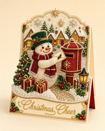 3D Christmas Greeting Card Set – 6 Pack