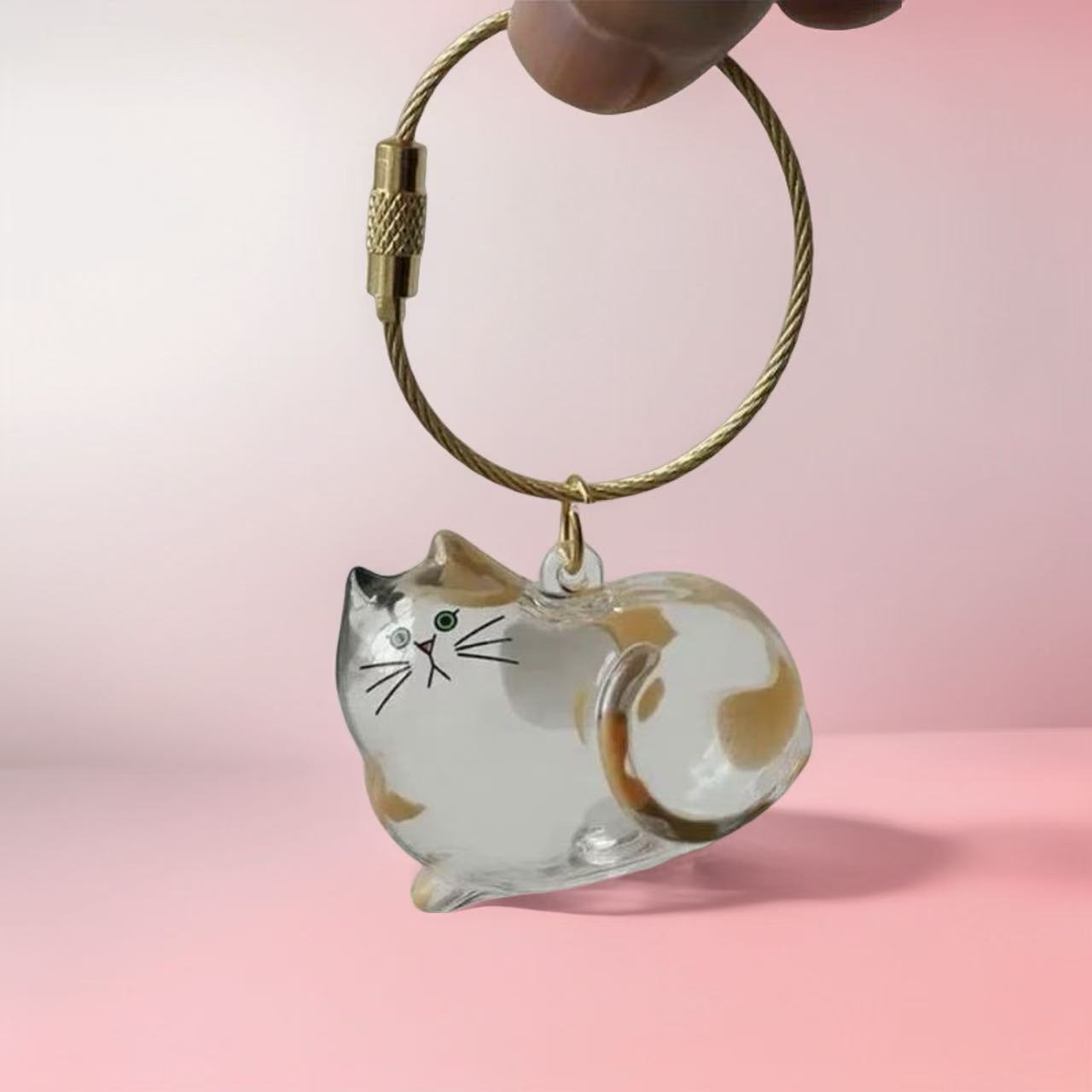 Pet Hair Keepsake Capsule Keychain for Cat & Dog Lovers -5Pcs