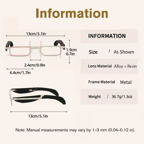 Foldable Anti-Blue Light Reading Glasses with Case-🔥Buy 1 Get 1 Free🔥