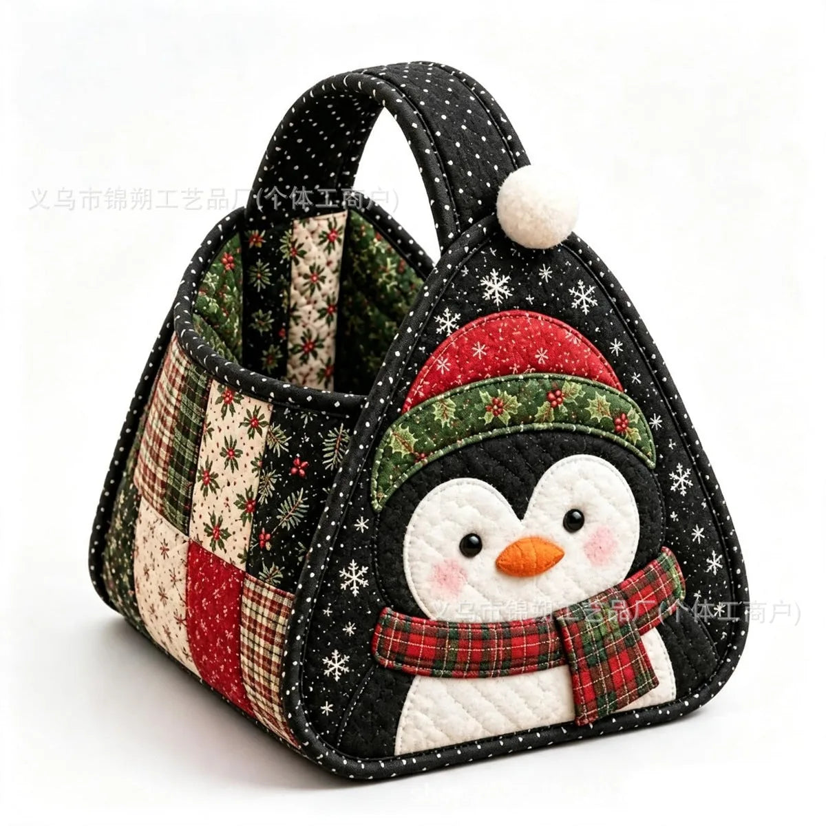 Christmas Character Quilted Carry Basket DIY Kit