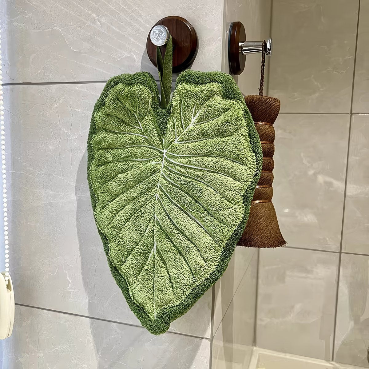 Botanical Leaf Microfiber Hand Towel 6 Pack