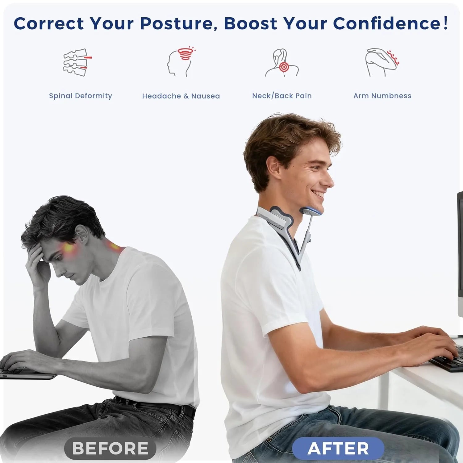 360° Adjustable Neck Collar with 28 Levels