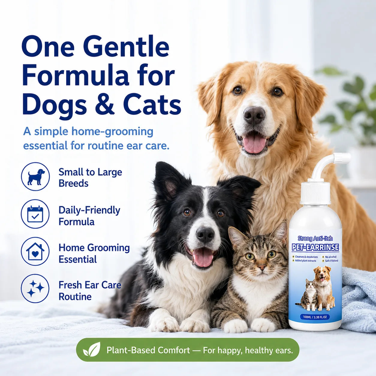 Gentle Pet Ear Cleansing Solution – 2 Pack - image 7