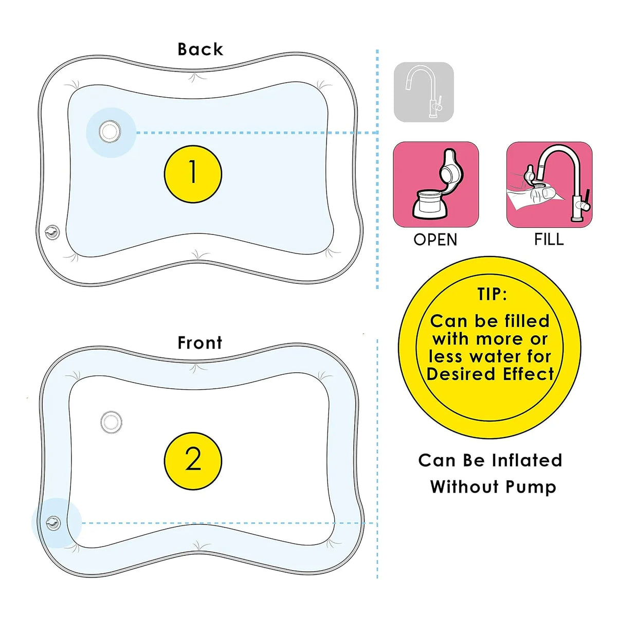 Inflatable Ocean Water Sensory Play Mat