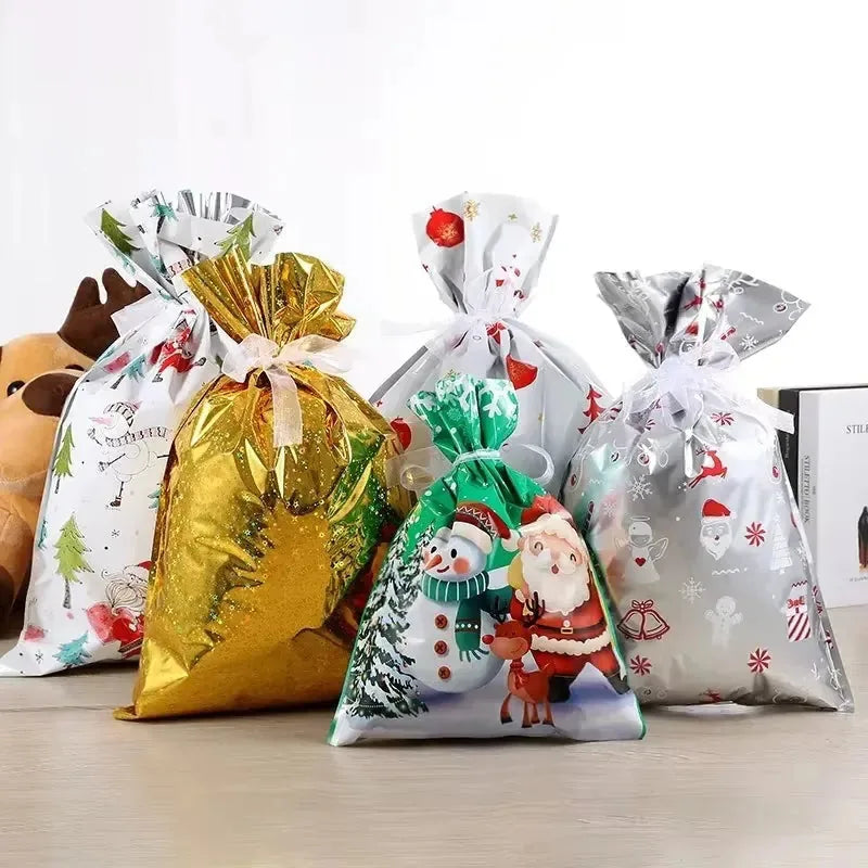 Christmas Drawstring Gift Bags – Set of 15 – product image 4