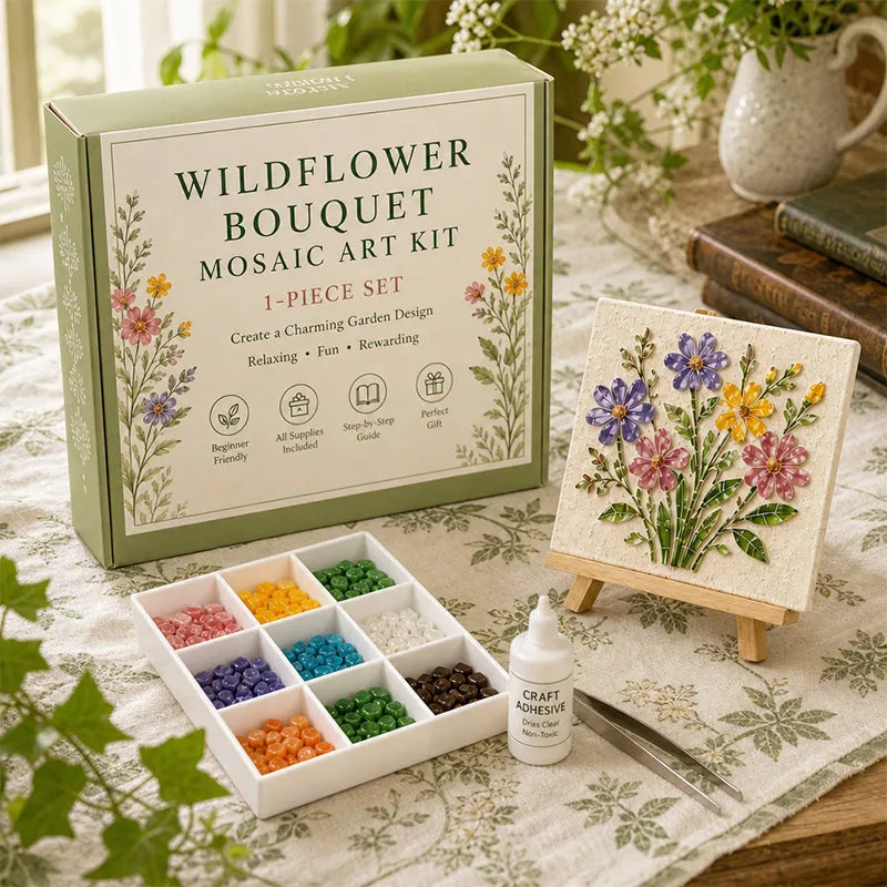 DIY Sea Glass Mosaic Art Kit