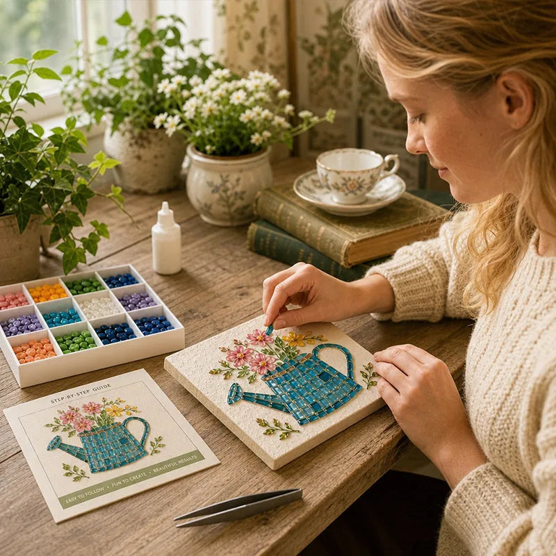 DIY Sea Glass Mosaic Art Kit