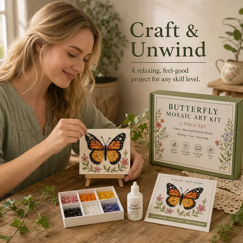 DIY Sea Glass Mosaic Art Kit