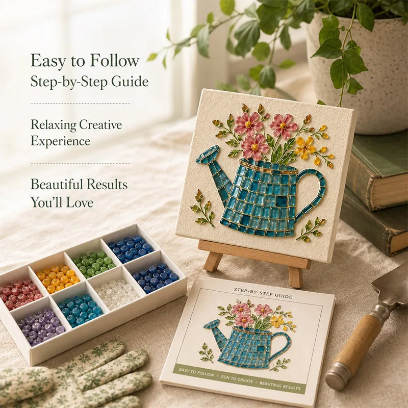 DIY Sea Glass Mosaic Art Kit