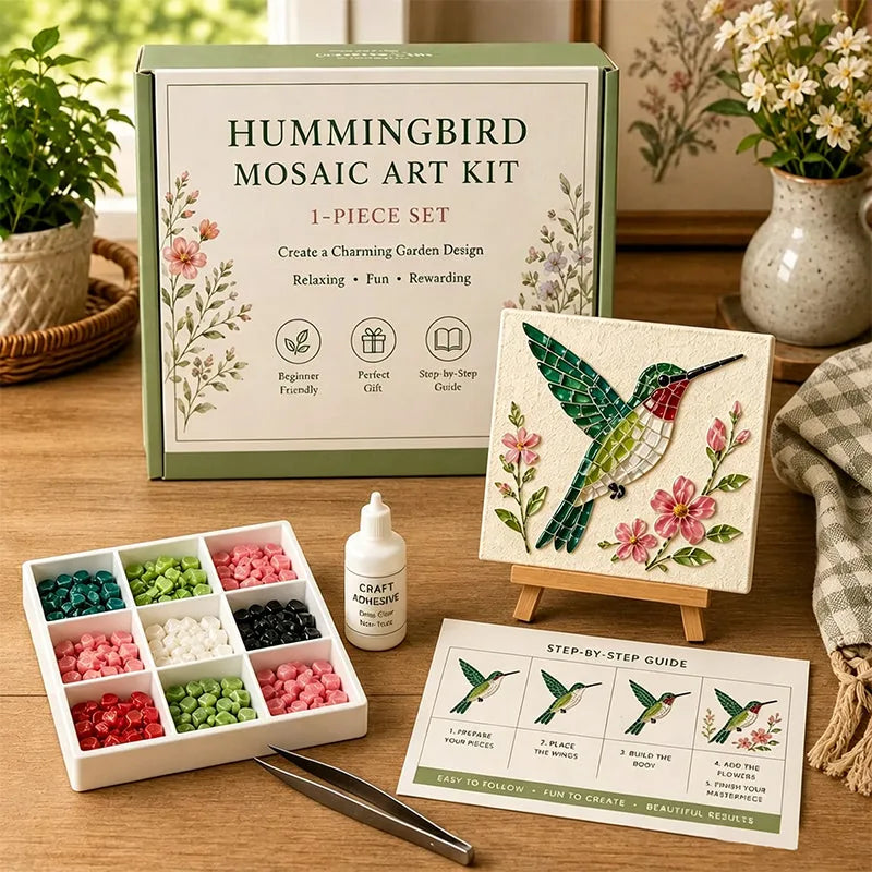 DIY Sea Glass Mosaic Art Kit