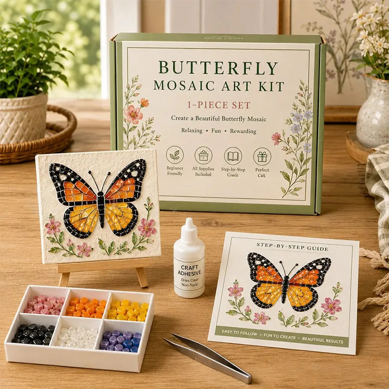 DIY Sea Glass Mosaic Art Kit