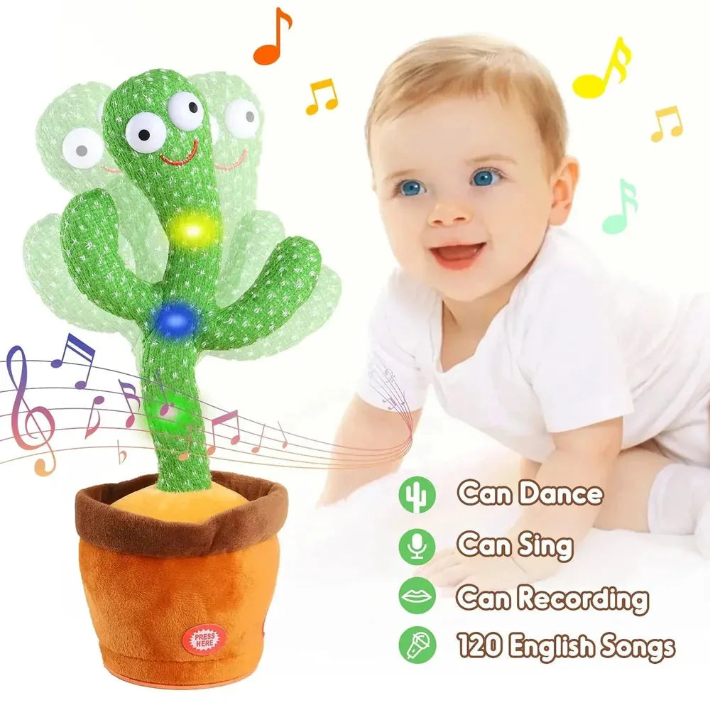 Rechargeable Dancing and Talking Cactus Toy