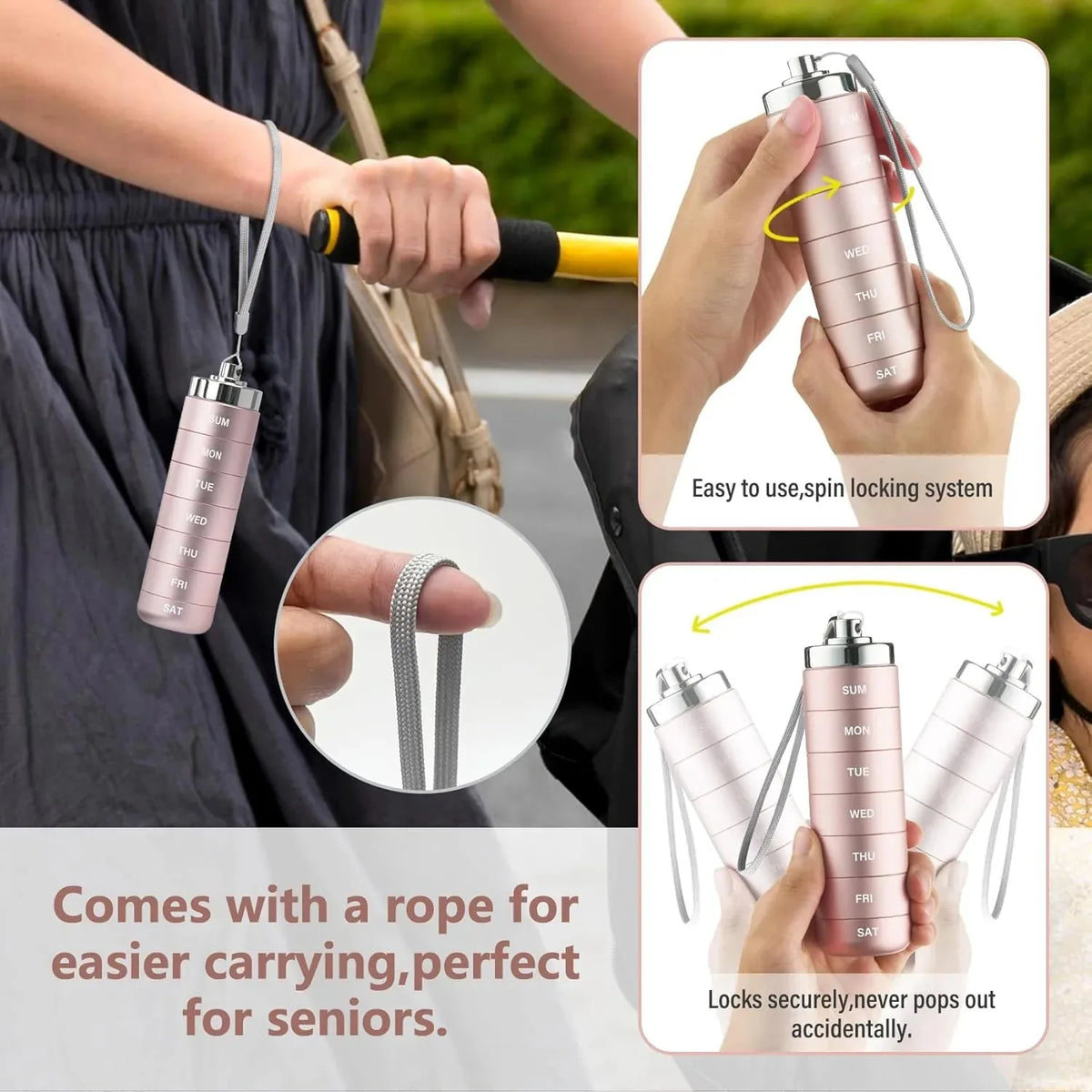 Portable Waterproof Medication Storage Case
