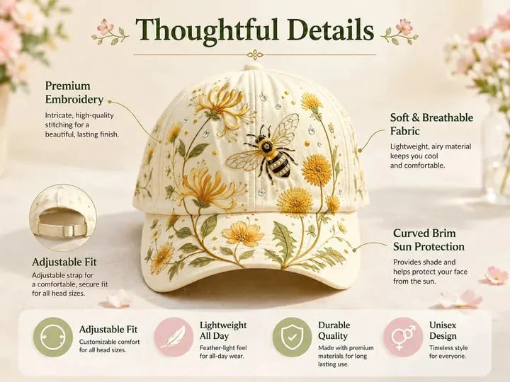 🔥Last Day 50% OFF 🌸🌿 Garden Morning Cap
