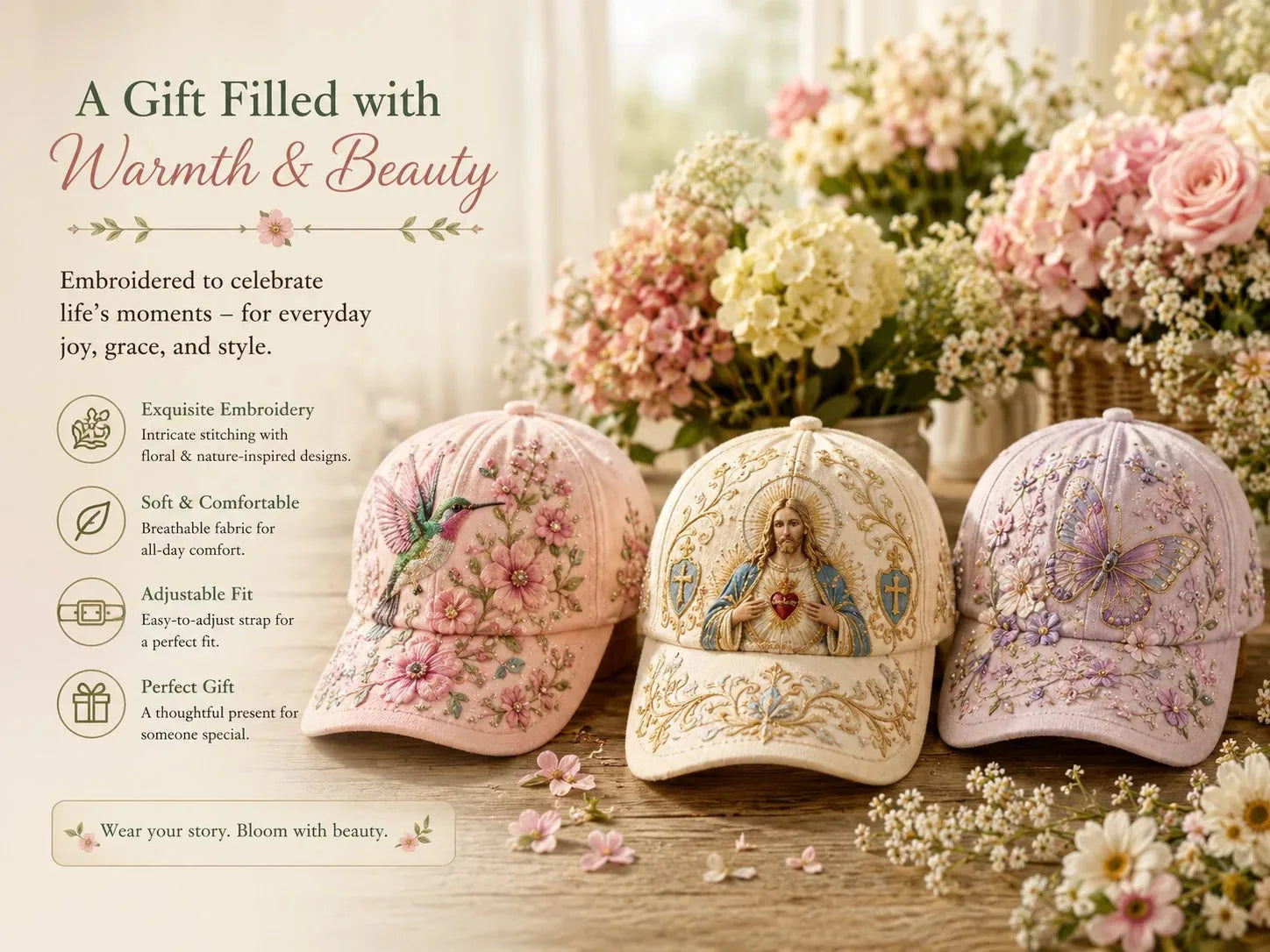 🔥Last Day 50% OFF 🌸🌿 Garden Morning Cap