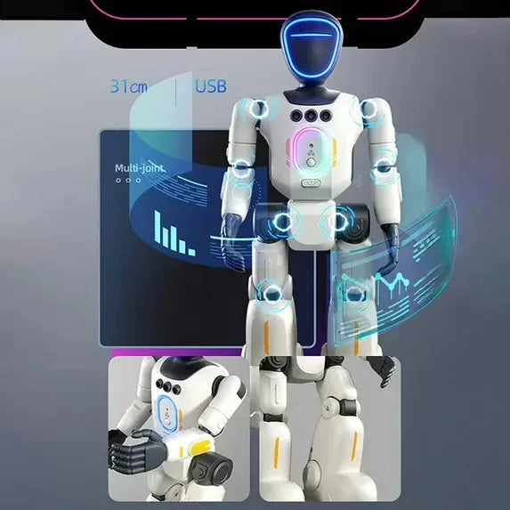 Next-Gen Humanoid AI Robot | Full-Body Flexible Joints & Smart Interactive Control