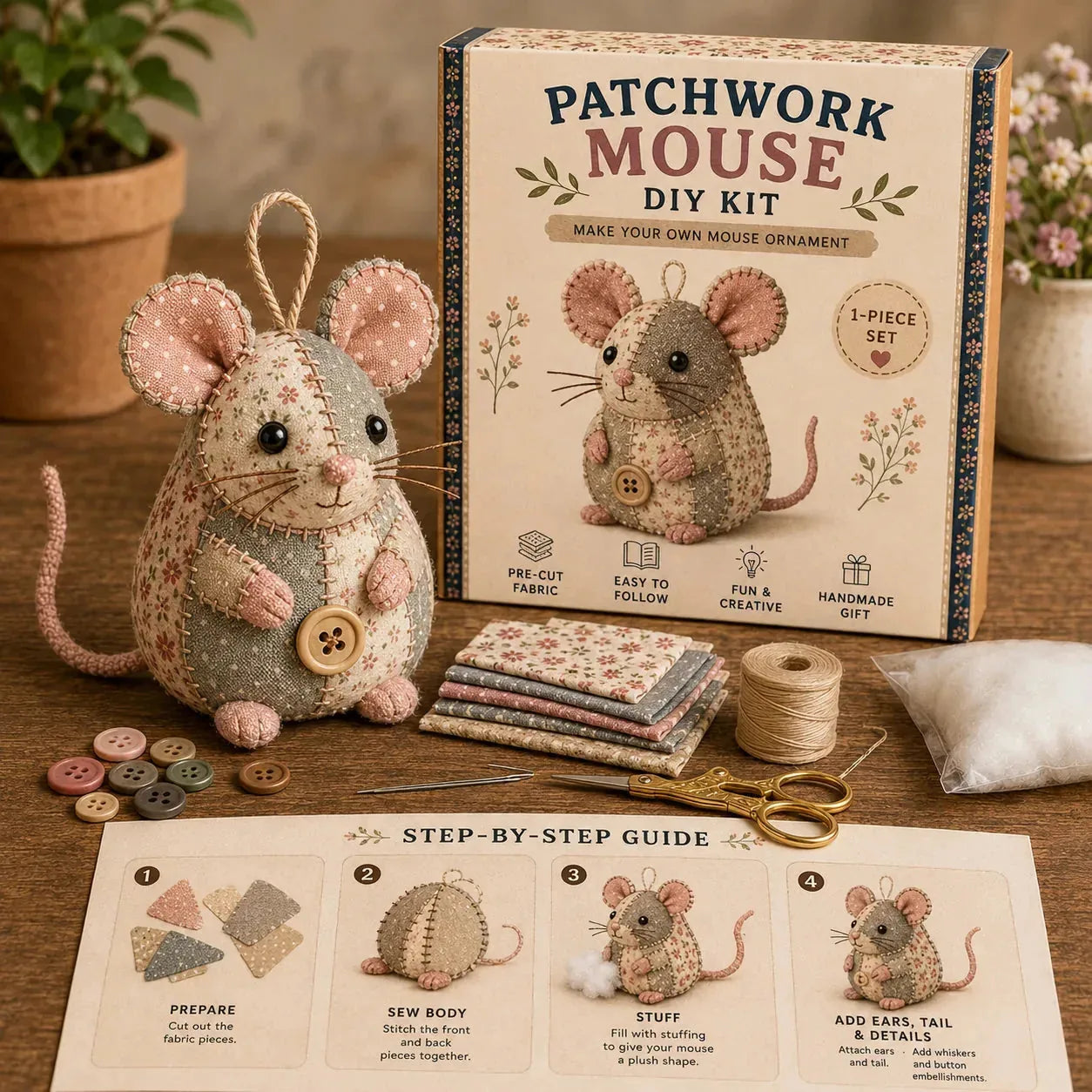 🐭🧵 Patchwork  DIY Kit