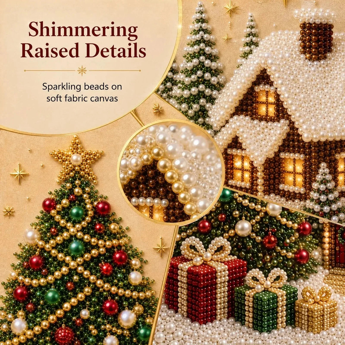 Christmas Diamond Painting Art Kit with Frame