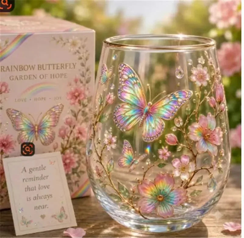 🌸 Limited Edition 2026 Garden Morning Bliss Glass Cup Collection ☕🐦