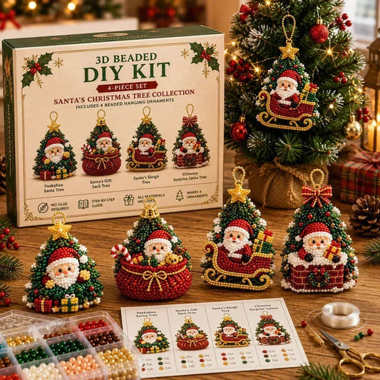 DIY Christmas Beaded Ornament Craft Kit - image 1