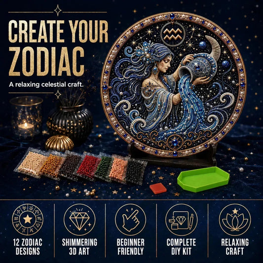 DIY Pearl Zodiac Wall Art Kit