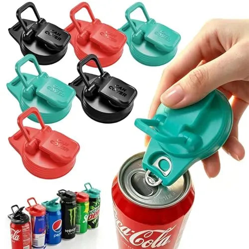 2-in-1 Soda Can Opener and Cover – 2 Pack – product image 3