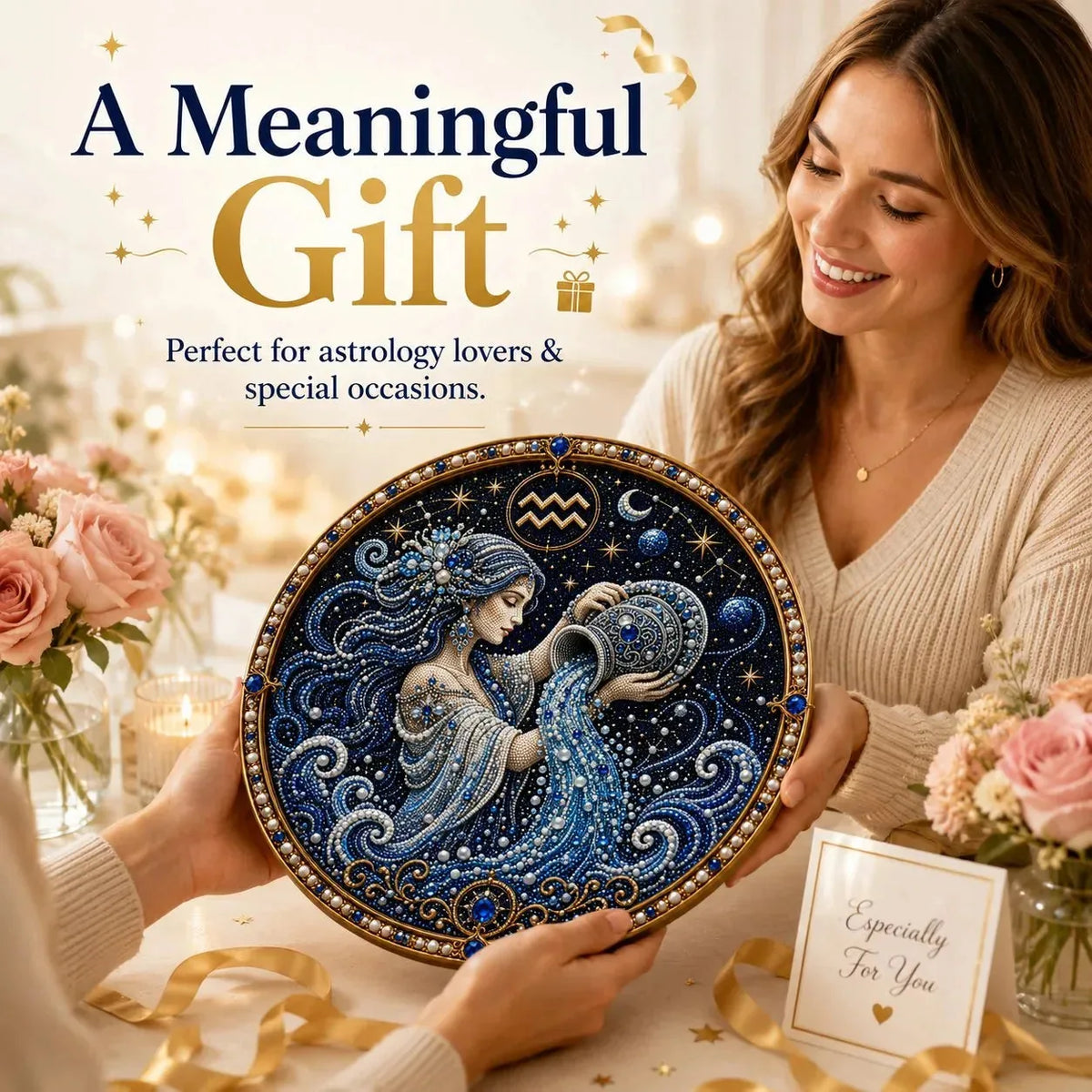 DIY Pearl Zodiac Wall Art Kit – product image 4