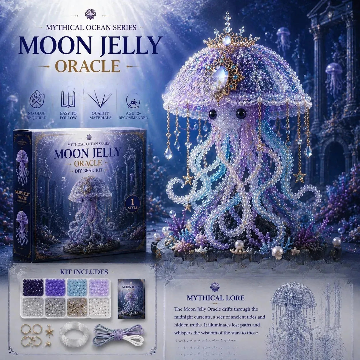 🌊Mythical Ocean DIY Beads Jewelry Making Kit