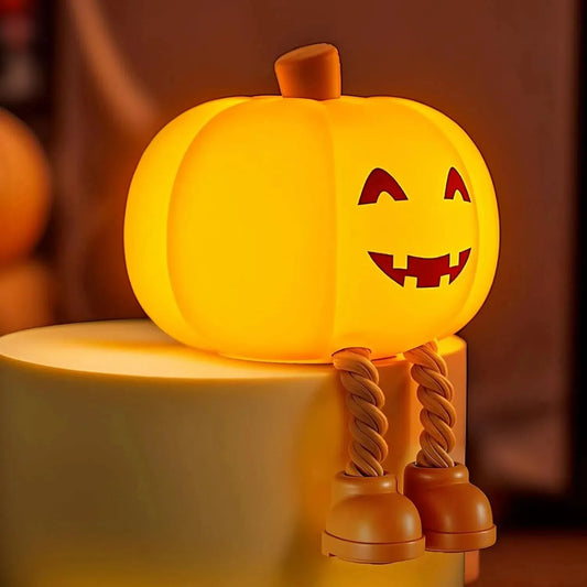 Rechargeable Silicone Pumpkin Night Light - image 1