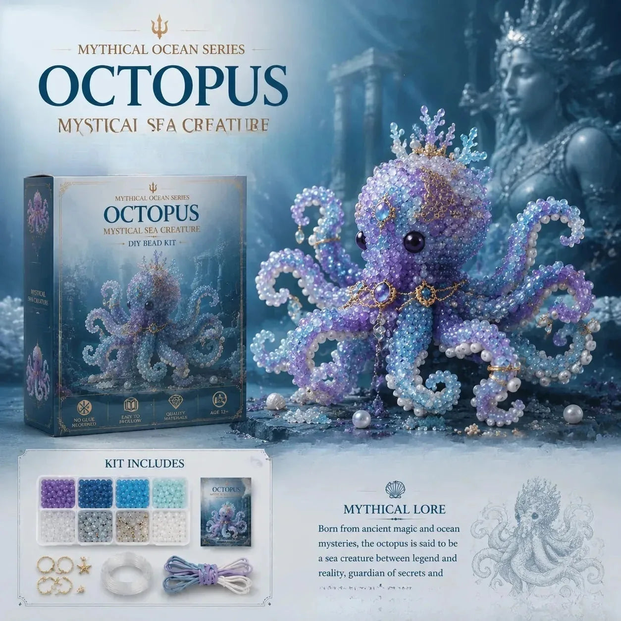 🌊Mythical Ocean DIY Beads Jewelry Making Kit