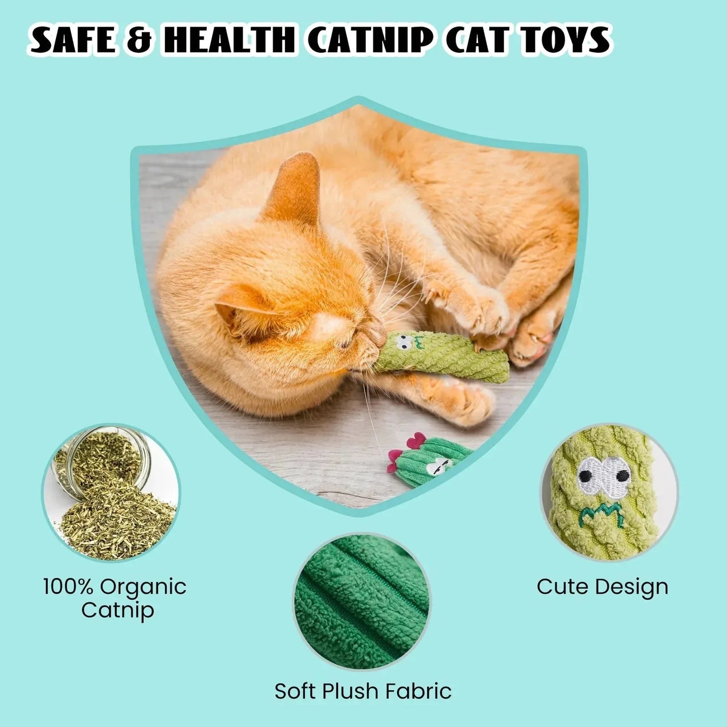 Cactus Catnip Cat Toy Collection - image 4