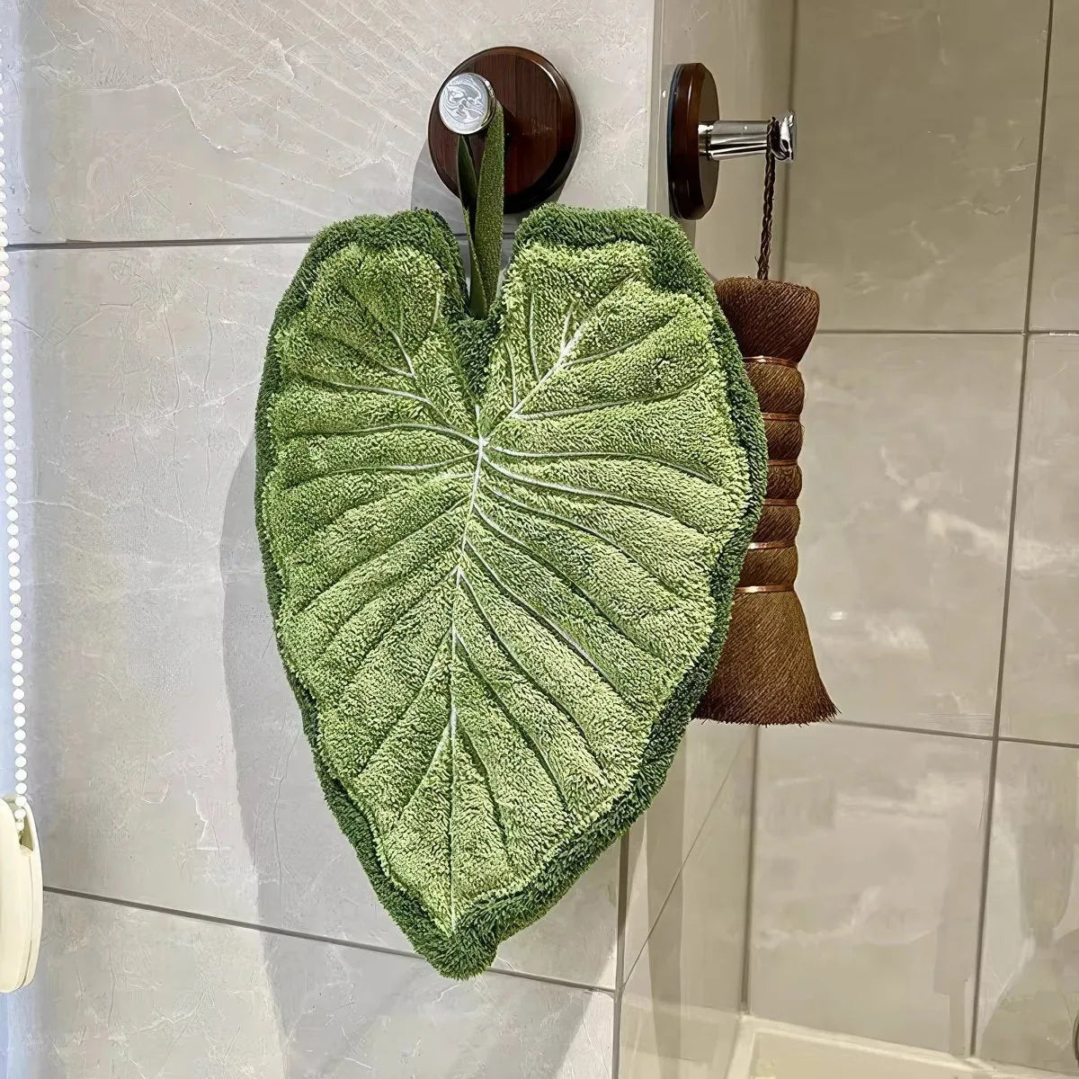 Botanical Leaf Microfiber Hand Towel 6 Pack