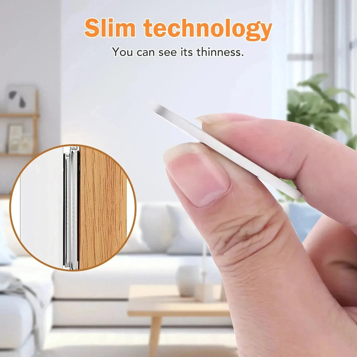 Ultra-Thin Magnetic Cabinet Catches – 10 Pairs – product image 3