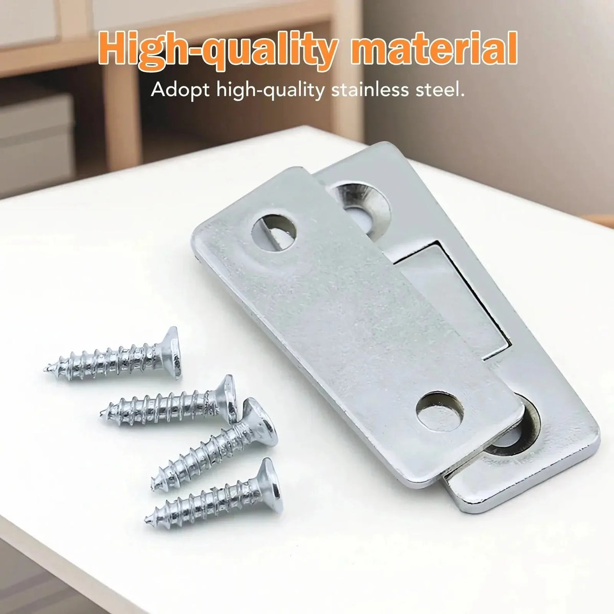 Ultra-Thin Magnetic Cabinet Catches – 10 Pairs – product image 4