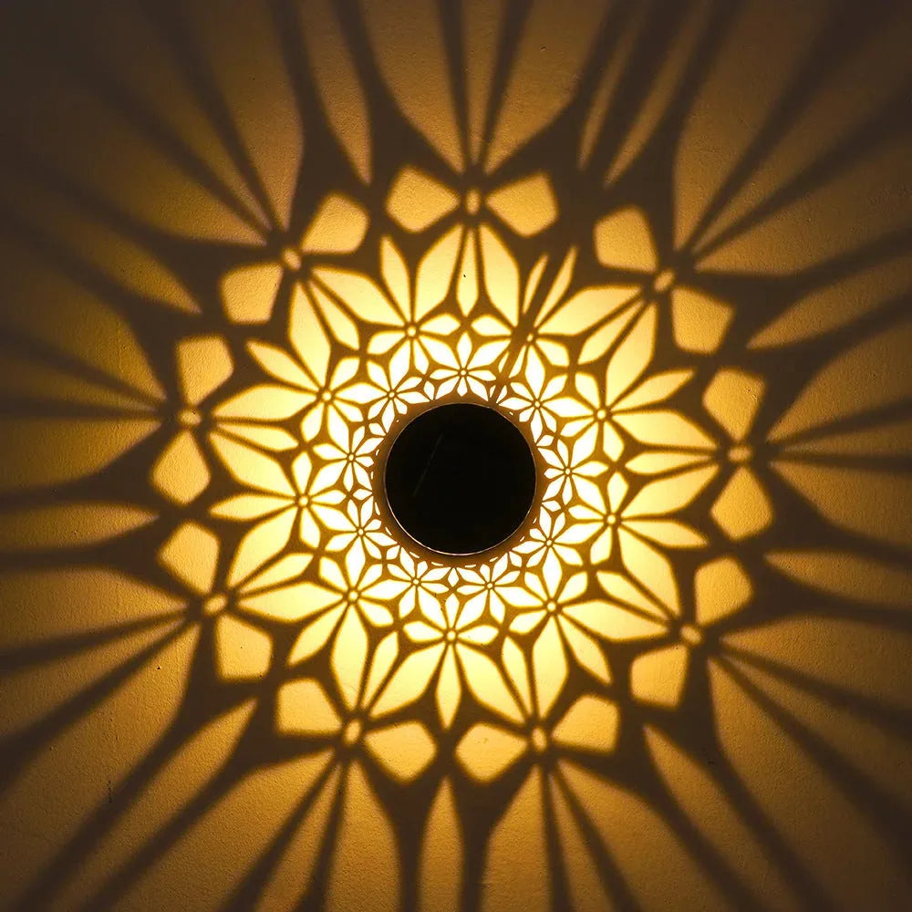 Decorative Solar Mandala Lights 2 Pcs