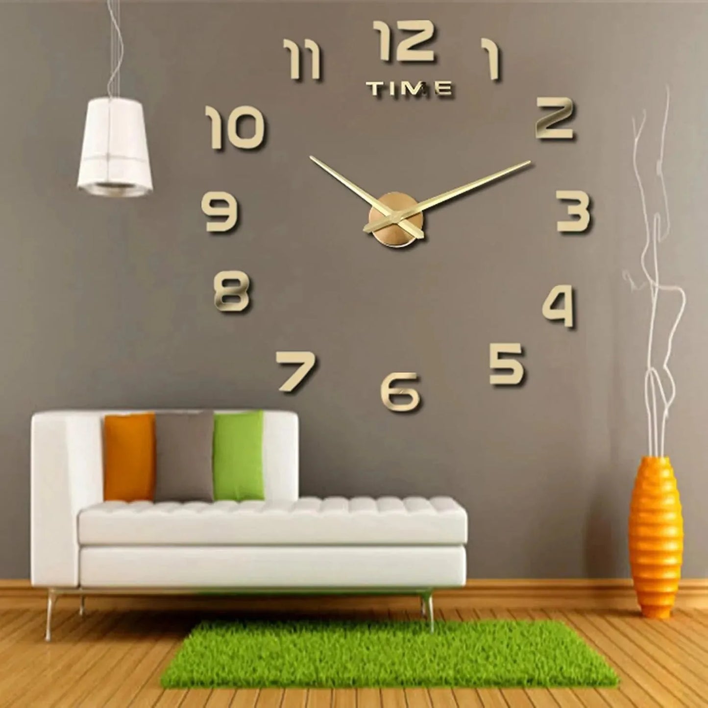 3D DIY Wall Clock Arabic Numerals Clock