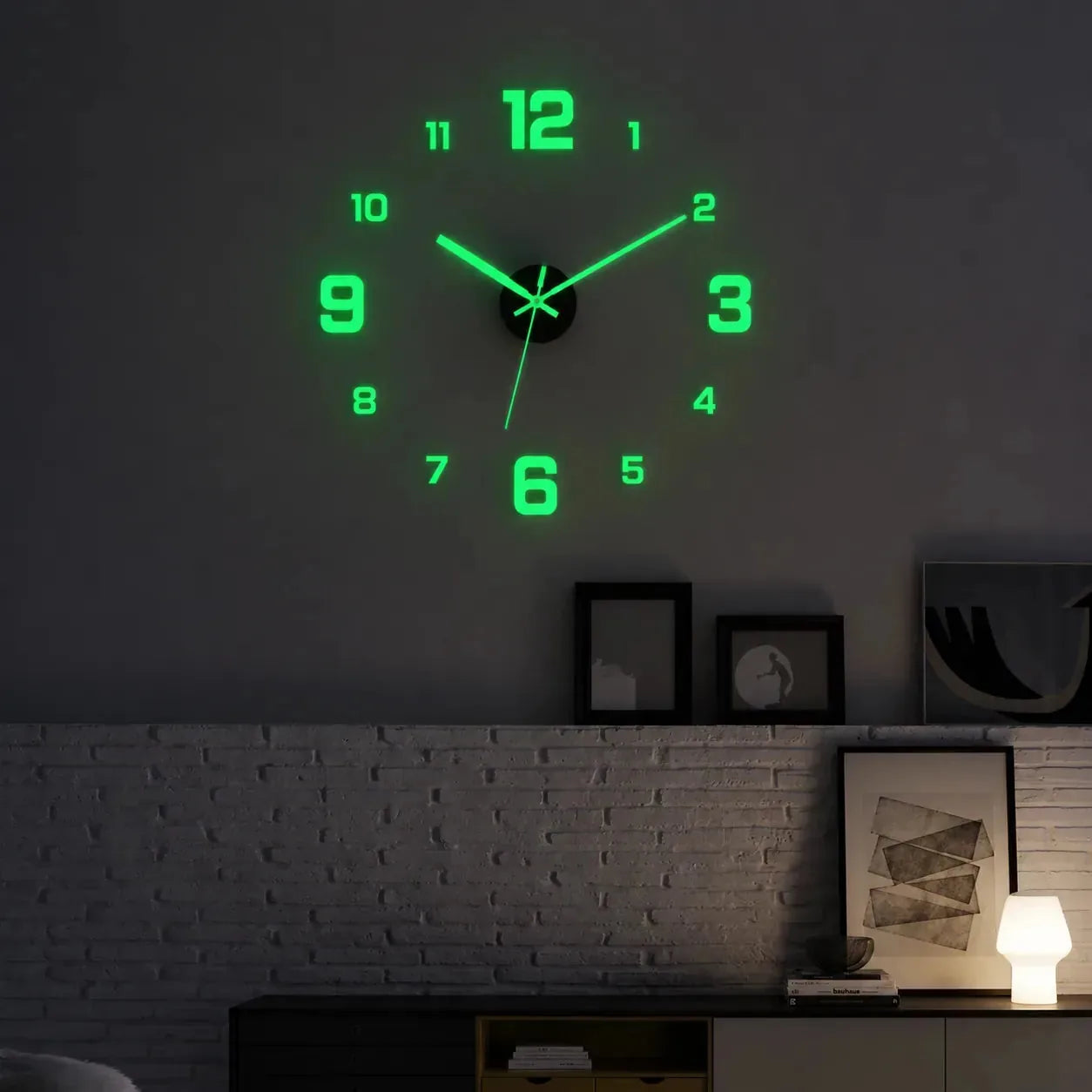 3D DIY Wall Clock Arabic Numerals Clock
